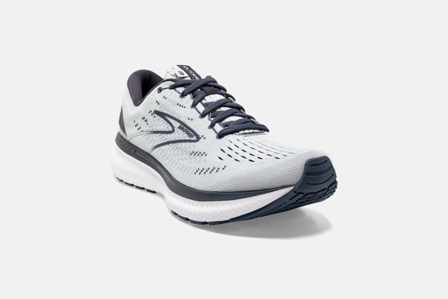 Brooks Israel Glycerin 19 Road Running Shoes Womens - White/Grey - CAK-079215